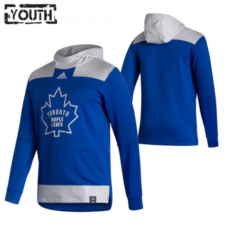 Kinder Toronto Maple Leafs Blank 2020-21 Reverse Retro Pullover Hooded Sweatshirt